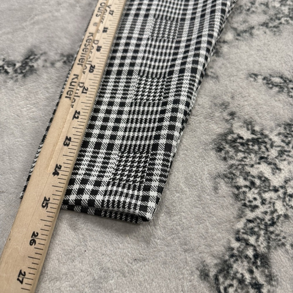 Eloquii Womens‎ Size 22 Plaid Belted Jumpsuit Wide Leg Black White Plus Career - Picture 9 of 16